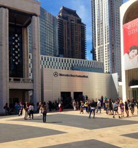 Centered at Lincoln Center, the Mercedes Benz Fashion Week brings together the up-and-coming fashions and designers of the year.  