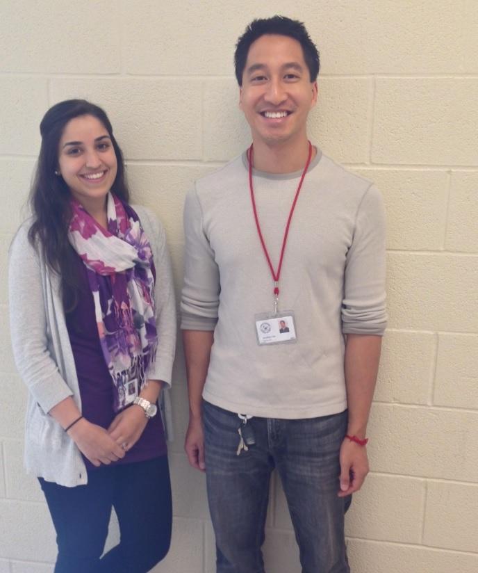 Dynamic teacher-student teacher duo, Mr. Chia and Miss Kalu, make physics an exciting class at Glen Rock High School.  