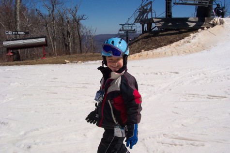 Perhaps Christopher was never so in his element as when he was skiing, loving every moment he spent with his family on the slopes.