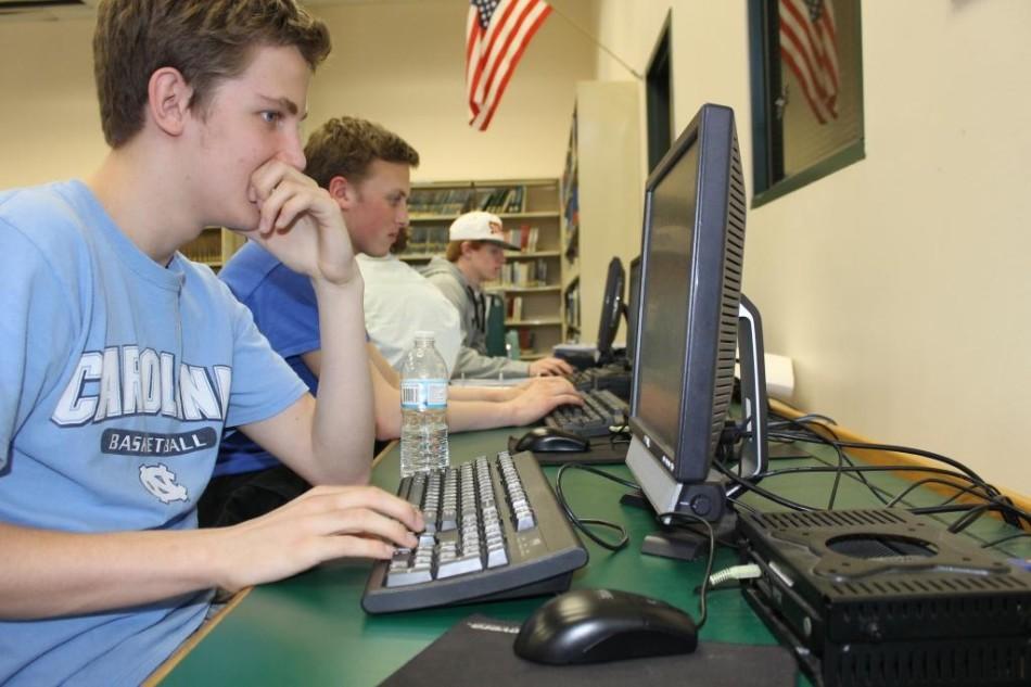 Students flock to the media center during open periods to complete assignments and homework, but the media center isnt always open to all students.  What improvements can be made to the technology at Glen Rock High School?