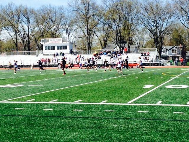 Glen Rock won thirteen of the 50/50 ground balls.