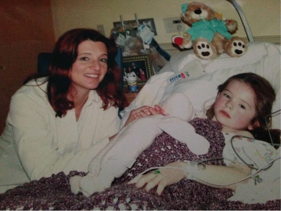 Many times, Kathleen would stay with Jean at the hospital after big surgeries to comfort her daughter.