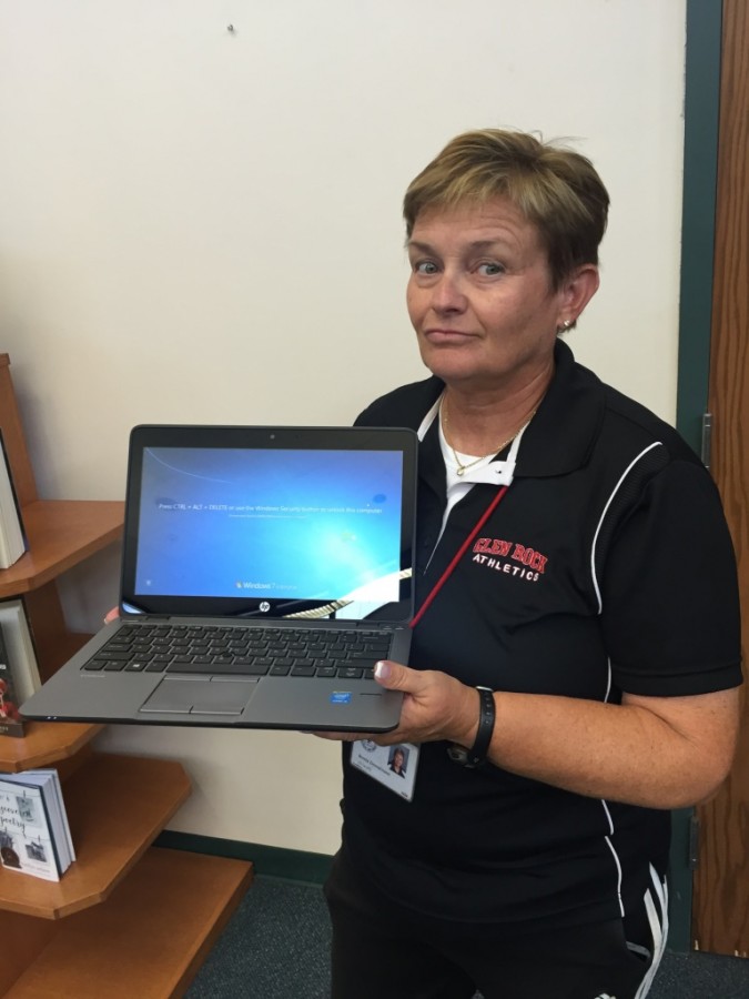 The+new+laptops+have+made+it+easier+for+Physical+Education+teachers+to+record+their+attendance+in+the+gymnasium%2C+according+to+Mrs.+Bonnie+Zimmermann.++
