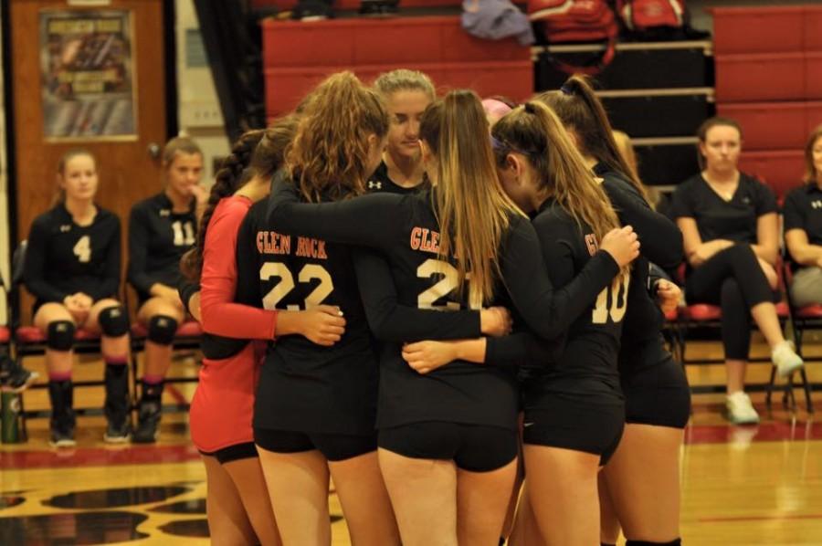 The girls volleyball team played in the state sectional finals game on Thursday, Nov. 12. 