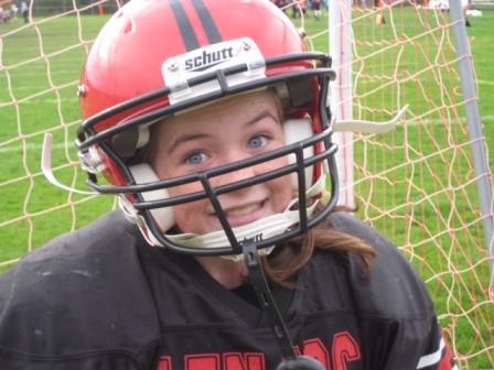 In fifth grade, Julia Rooney was the only girl on the Glen Rock football team.