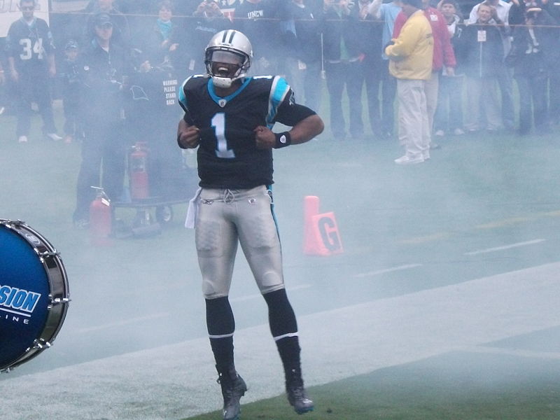 Cam Newton and the Carolina Panthers are favored going into the Super Bowl on Sunday after finishing the regular season with a 15-1 record.