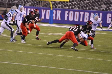 
Jeremy making a tackle in the North 1 Group 2 State Championship against Mahwah