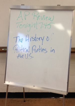  Students and teachers have spent several nights this year reviewing US History 1’s curriculum. 