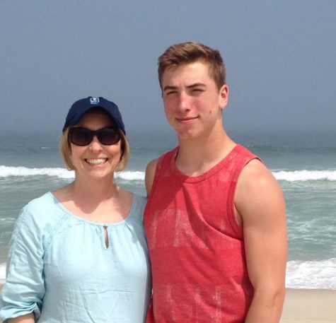 Michael and his mother Cathy on a family vacation at Seaside, New Jersey on May 10, 2015. Photo Credits: Rachel O’Connell