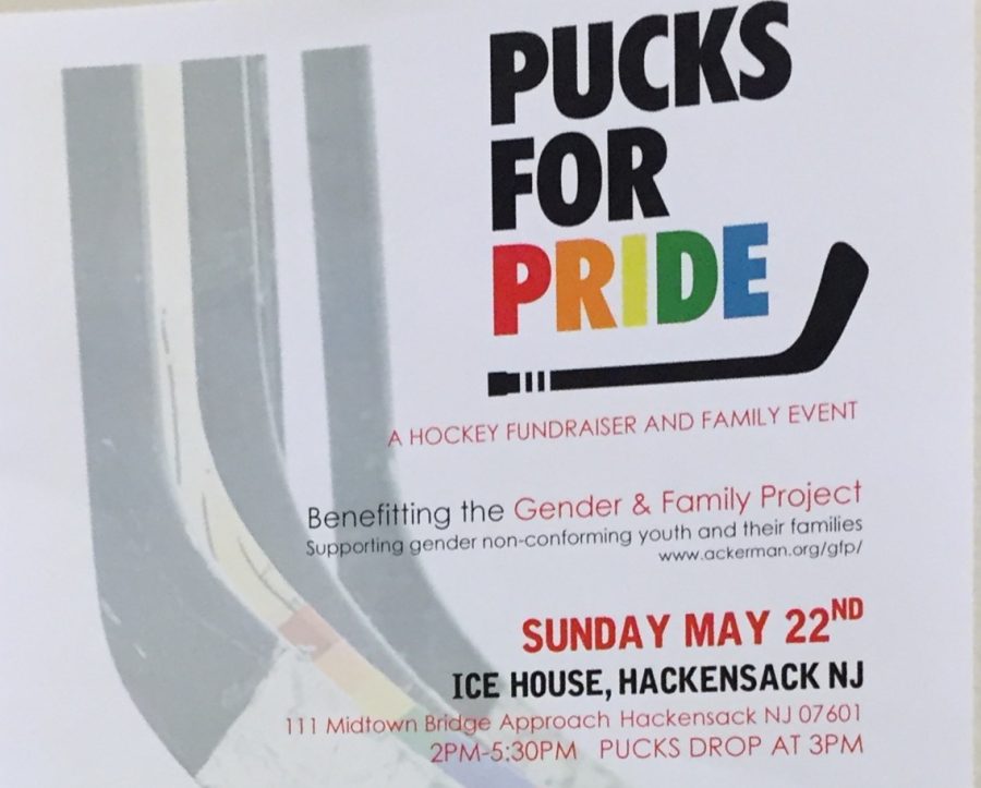 Flyers for the Pucks For Pride event can be found throughout the hallways. Of rmore information about the event check out www.pcuksforpride.com or contacts student Leo Pawlika. 