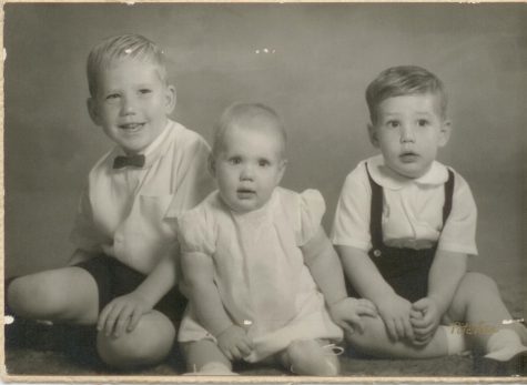 (Left to right) Ron, Ed, Jim Zier and Julie Kiess (nee Zier).