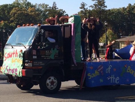 The Class of 2017 decorated their homecoming float to fit their South of the Boarder Sophomores theme back in 2014. 