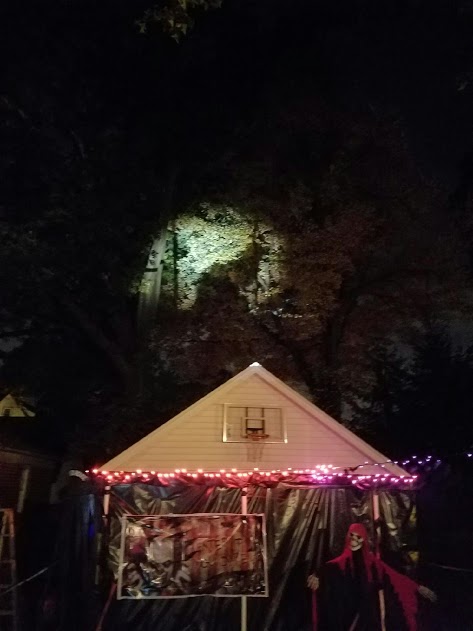 Laurent Shiels’ haunted house raised $700 this year for the ambulance corps.