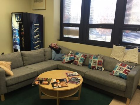 Recently renovated faculty room in disuse