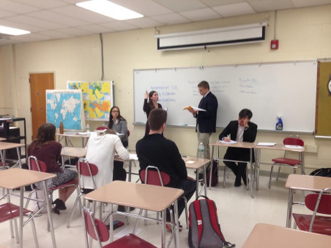 Varsity debaters attend their first meet