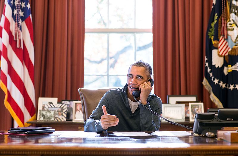 In 2015, on Thanksgiving Day, President Barack Obama made phone calls to U.S. troops stationed worldwide, spreading holiday spirit. This will be Obamas last holiday season in the Oval Office.
