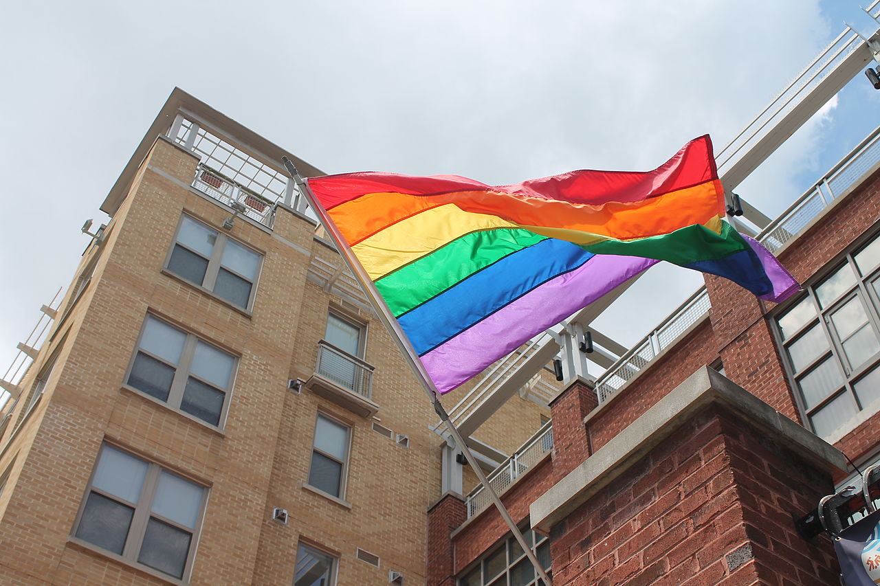 The colors of the rainbow Pride flag, designed by Gilbert Baker, reflect the diversity of the LGBT community. The original flag first flew in the San Francisco Gay Freedom Day Parade on June 25, 1978.