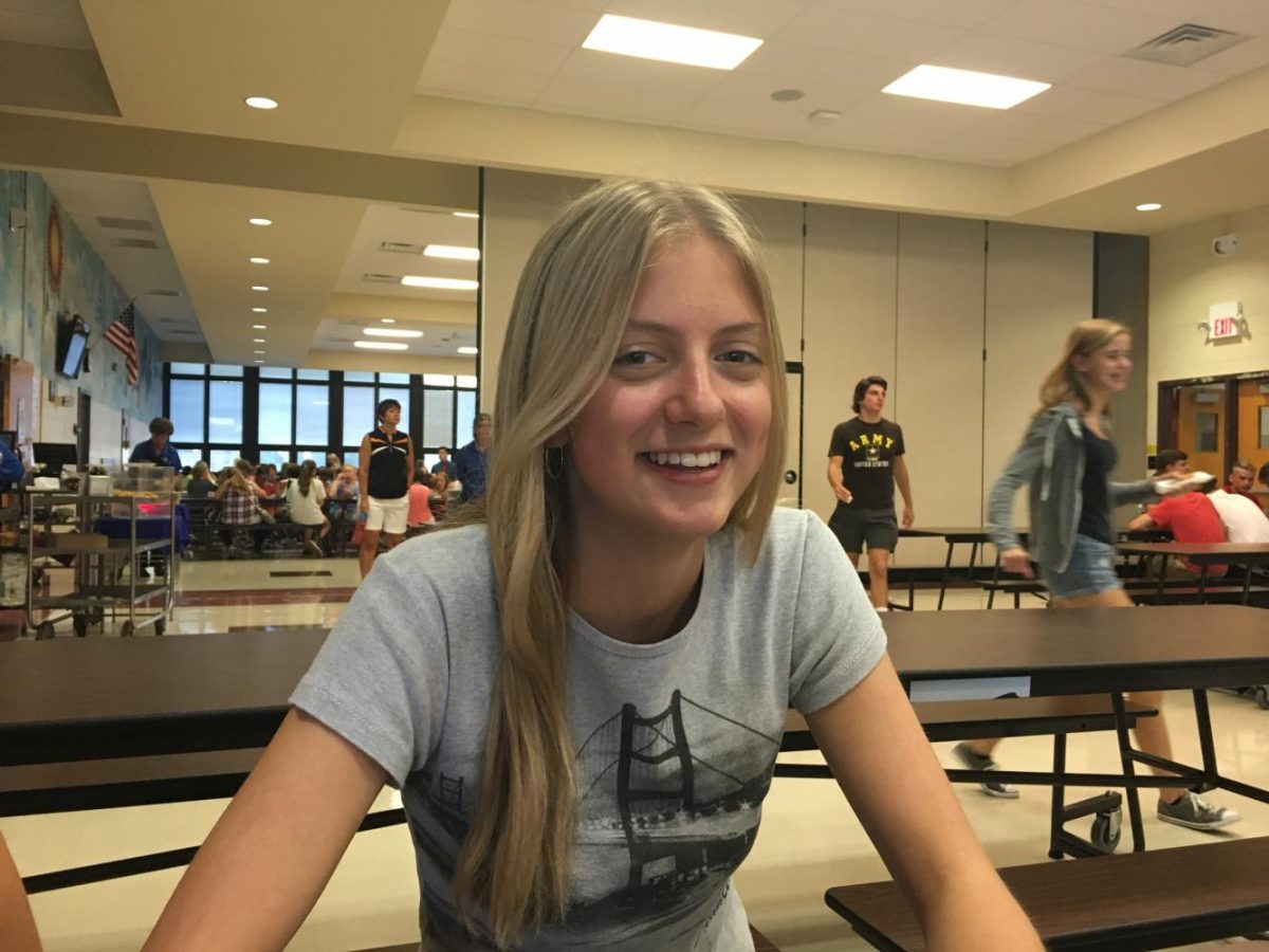 Lena Brady joined the Class of 2018 after moving to Glen Rock from England.
