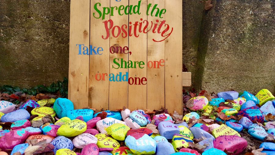 The Kindness Rock Garden can be found at 574 Doremus Ave. It was created with the purpose of spreading kind messages and positivity throughout Glen Rock.