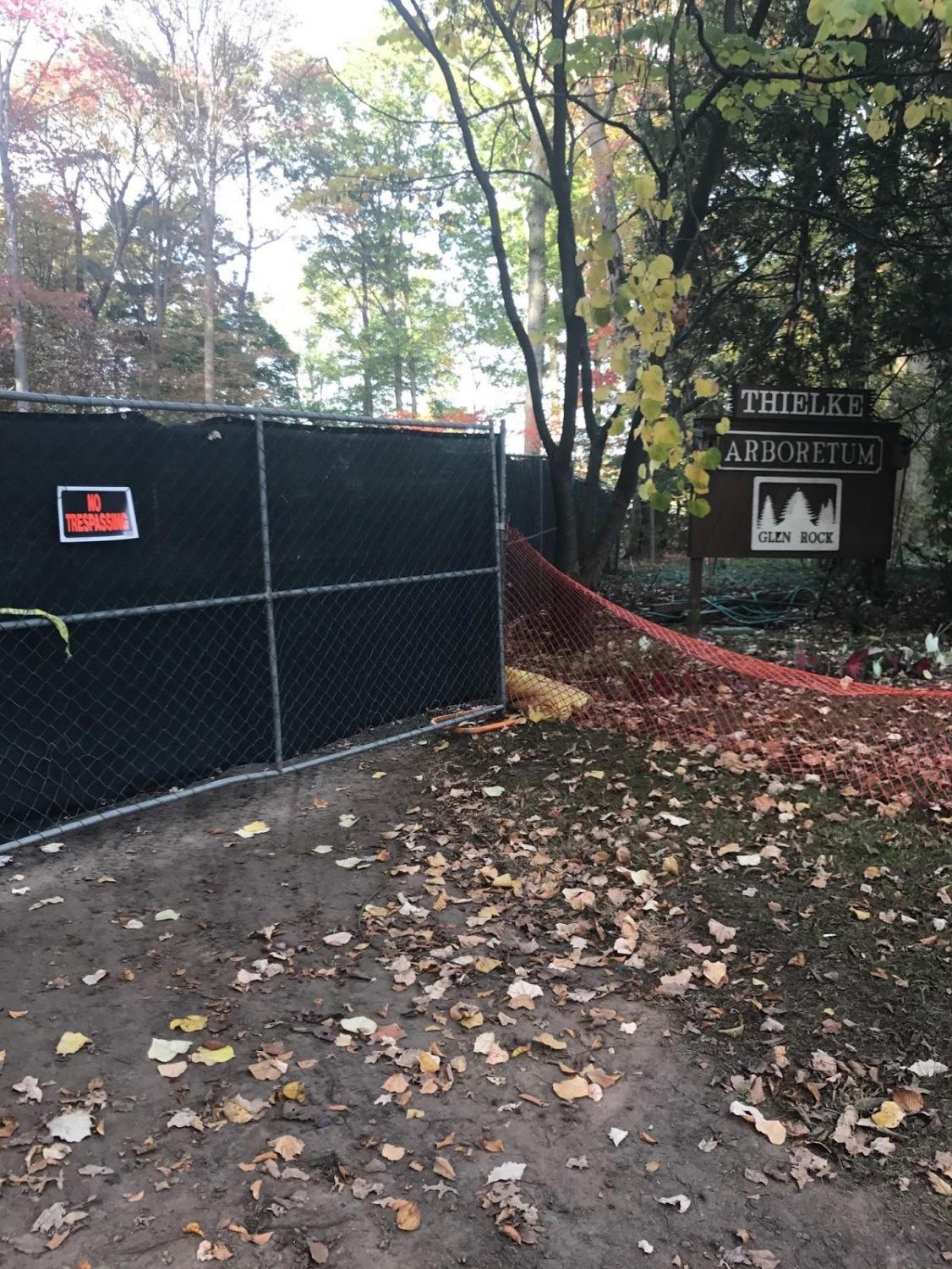 With groundbreaking underway, the construction on the arboretum’s new educational center construction begins.
