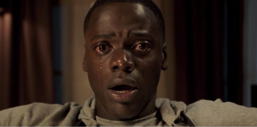 The infamous image from the film “Get Out.” Controversy stirred after the movie was nominated for Best Comedy or Musical.