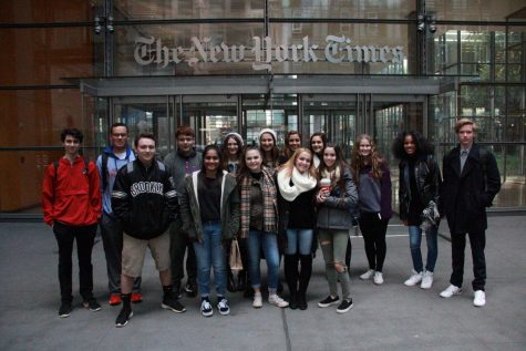 Student journalists visit The New York Times