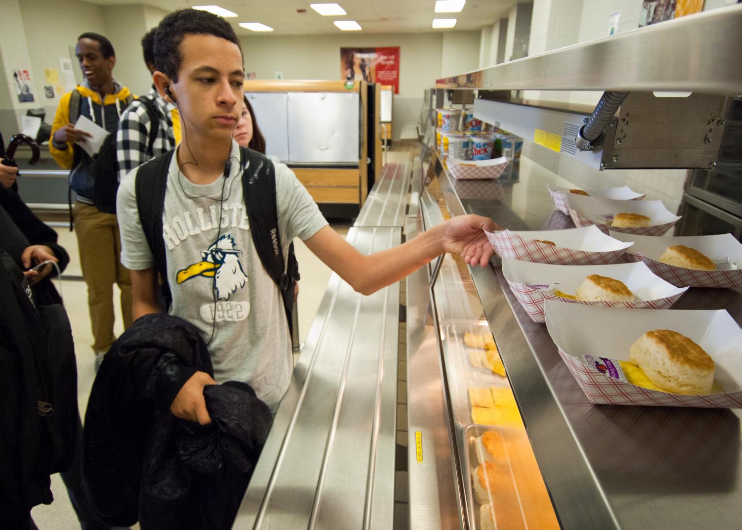 Students that buy lunch have few options and could eat the same the thing every year.