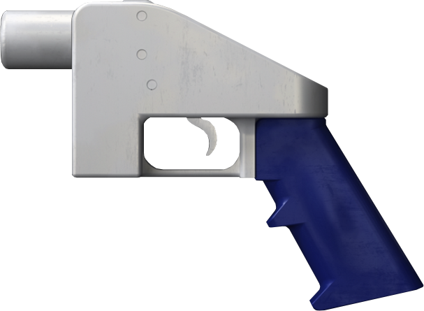 New developments this Summer have made 3d-printed guns closer to being accessed by the public. This is the most famous model of the 3d-printed guns, The Liberator.