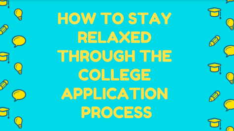 How to stay relaxed through the college application process