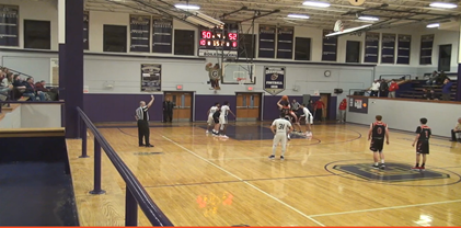 Zach Golin shoots a free throw to give Glen Rock a 54-51 lead with seconds to go in the game.