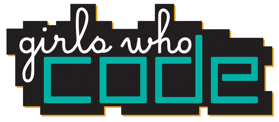 This is the logo for the club, Girls Who Code.