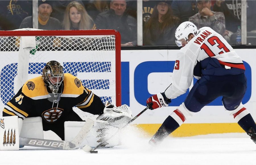 Washington Capitals forward, Jakub Vrana scores beatiful shootout goal to defeat the Boston Bruins on October, 16.