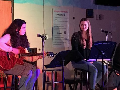 Caroline Torpey and Sofia Nolfo perform together for the fourth year in a row, singing “Mercy.”  The duo has been friends since elementary school, and has shared their love of music together over the last decade.  