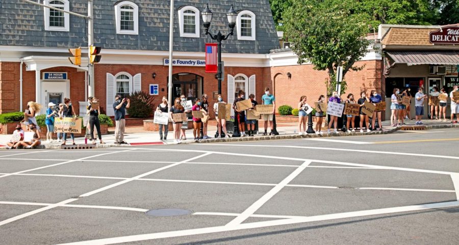 Many Glen Rock Students have taken part in the protests supported Black Lives.